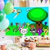 125X83cm Birthday Background Cloth, Birthday Party Decoration Supplies, Venue Layout
