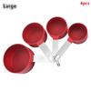 4/8Pcs/Set Plastic Multi Purpose Measuring Cup Measuring Spoon Stainless Steel Handle With Graduated Measuring Baking Tools