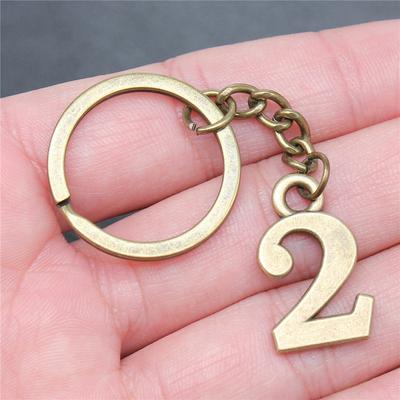 Number Tags Key Ring Child Jewelry Evening Clearance Sale Art Supplies