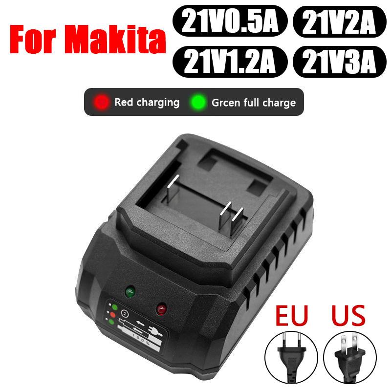 18V 21V Li-ion Battery Charger Quick Charge 0.5A 1.2A 2A 3A Power Tools Portable Charger for BL1415 BL1815 BL1830 BL1850