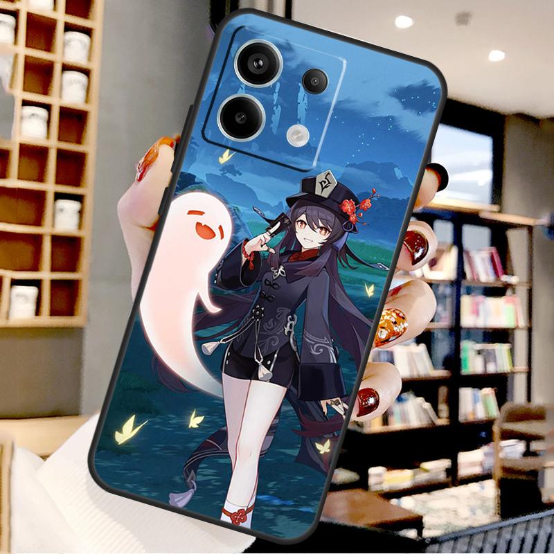 Hu Tao Genshin Impact For Xiaomi Redmi Note 13 Pro 9 10 11 12 14 15 Pro Plus Case For Redmi 15 12C 13C 14C 10C 15C