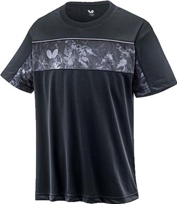 Schmetterling Tischtennis Schwarz 46360 T-Shirt, Lacena, Unisex, (278), Mittel,