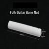 Burrsius Bone Nut Set for Folk Classical Acoustic Guitar - Upper & Lower Nut, Bridge, String Accessories