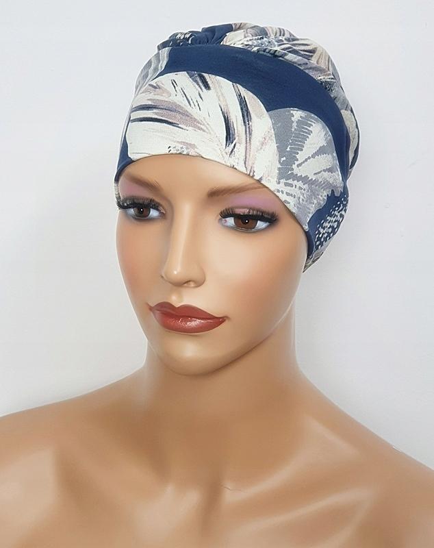 Turban Jasmina 259 Fashionable Crinkled Viscose Hat Even After Chemotherapy