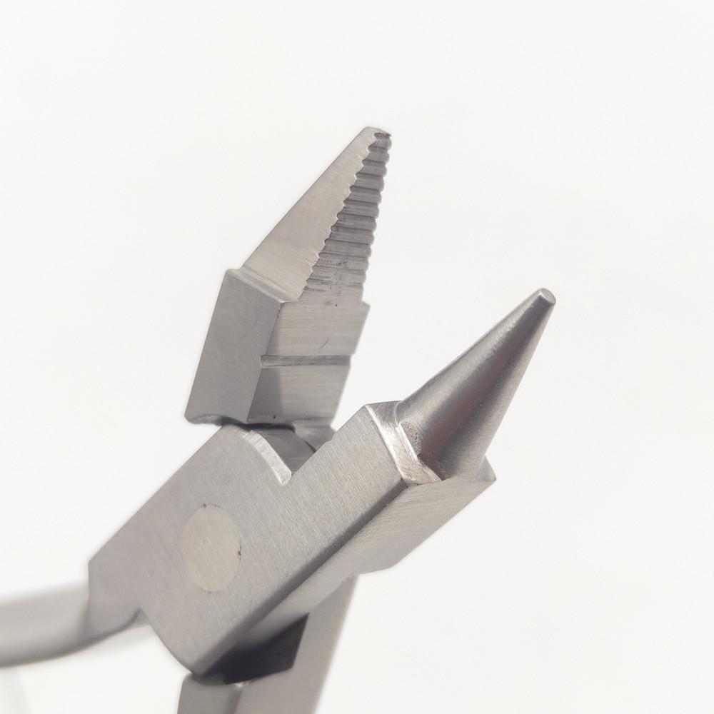 Dental Ultility Bird Beak Plier Heavy and Serrated Jaw Instrument Wire Bending for Max 0.9mm Wire Dental Laboratory Instrument Dentist Tools