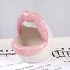 Funny Red Lips Mouth French Fries Ceramic Food Bowls Ice Cream Bowls French Fry Cup Holder For Restaurant Party Home