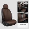 Four Seasons Suede Car Seat Cushion: Universal, Breathable, Slim Waist Design for All Seasons.