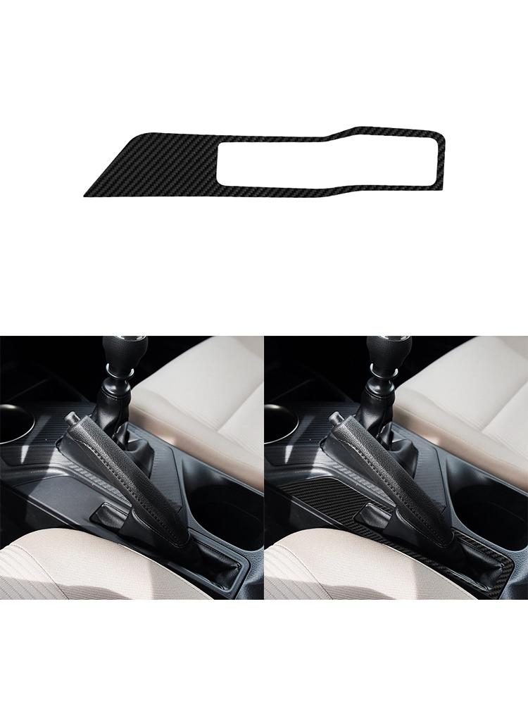 Black For Toyota RAV4 2013-2015 Car Interior Button Panel Decoration Protection Carbon Fiber Sticker Auto Styling Accessories