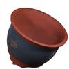 Extra Large Tall Purple Ceramic Flower Pot - High Cylinder Design