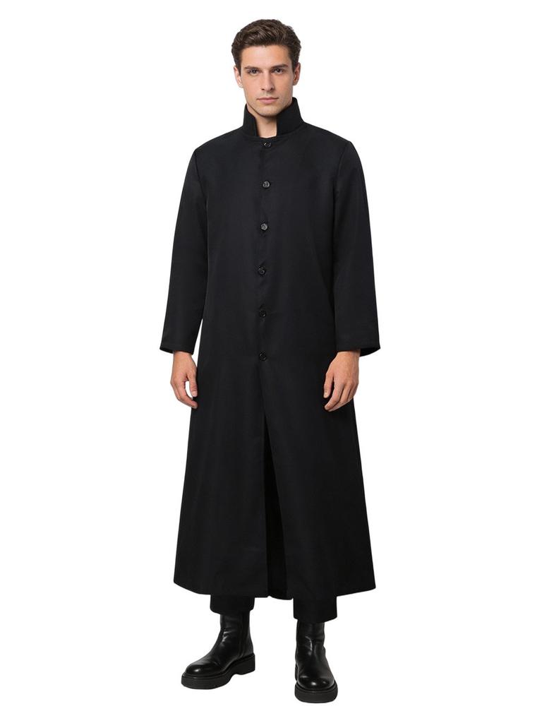 Disfraz Cosplay de Neo de Matrix con Tejido de Poliéster para Halloween Role Play