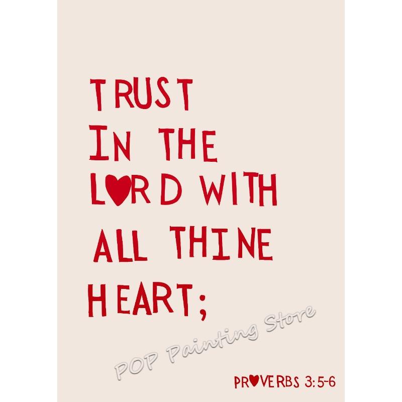 

Modern Christian Canvas Print Minimalist Bible Verse Wall Art God Is Good Love Quote Inspirational Scripture Church Home Decor 21cm×30cm NoFrame