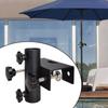 Adjustable Garden Bracket Flexible Patio Umbrella Mount Parasol Support Clamp  Outdoor Settings