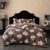 Class A raw hemp four-piece set lace lace thickened quilt cover bed sheet/fitted sheet dormitory kit