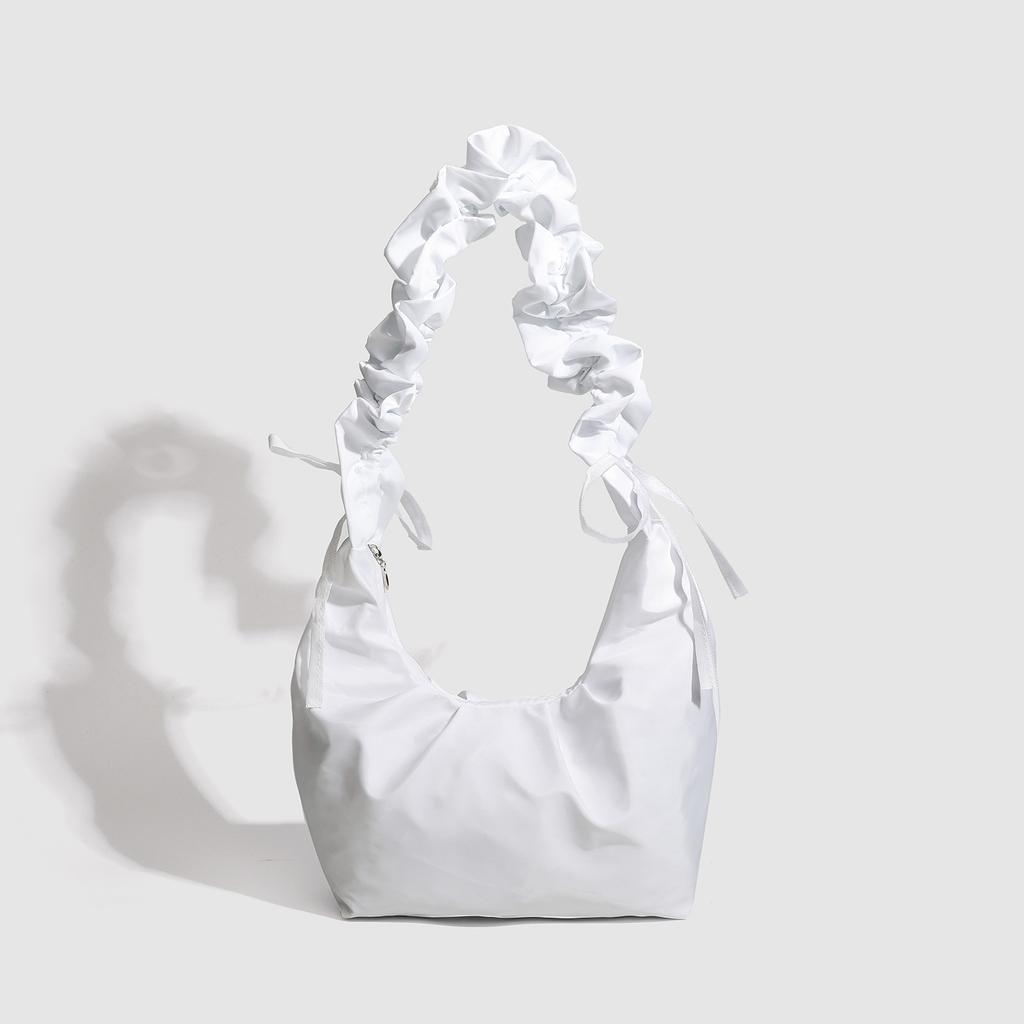 Korean Ins Wind Messenger Bag Versatile Niche Cute Going Out Small Bag Design Large Capacity Solid Color Fashion Dumpling Bag