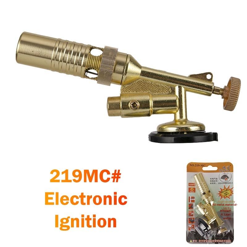 Outdoor Portable Butane Burner Flame Gas Torch For Camping Barbecue Metal Welding Heater Lighter Flame Gun For Cooking