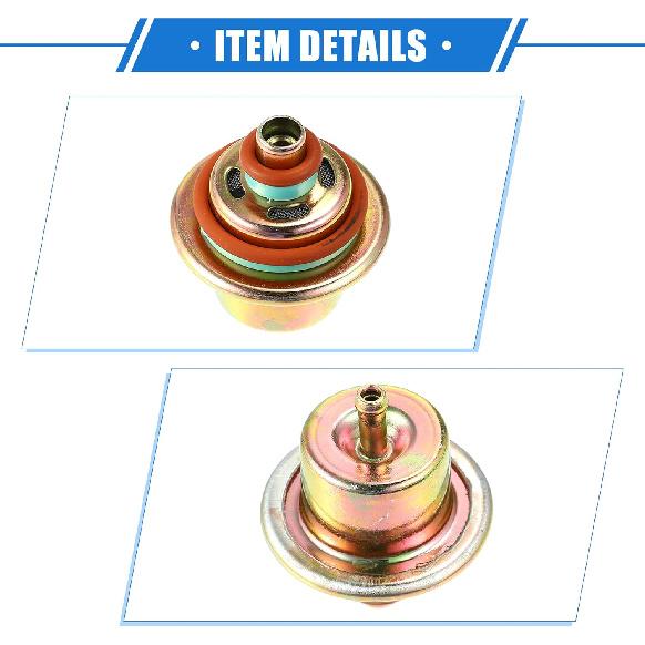 Kraftstoffdruckregler Kompatibel für Jeep Wrangler 1991-1995, Langlebiges Metall Bronzefarbe