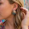 Trend Seashell Starfish Stud Earrings for Women Elegant Imitation Pearl Zircon Sea Star Earring Beach Party Vacation Jewelry