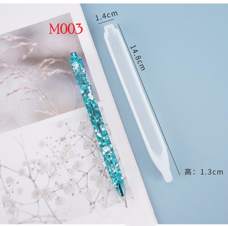 3pcs DIY Handmade Pen Silicone Mold - Epoxy Resin Pen Holder Resin Casting Mold - Penholder DIY Jewelry Making