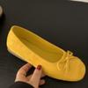 Fashion Fashion Silk Women Ballet Flats Shoes Footwear Designer Shallow Female Round Toe Butterfly-Knot Ladies Flats Slides Shoes