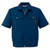 Midori Anzen Abbigliamento da Lavoro Manica Corta Taglia RCS617 Blouson, Antistatico, Asciugatura Rapida, Traspirante, Antimacchia, Blu Navy, L,