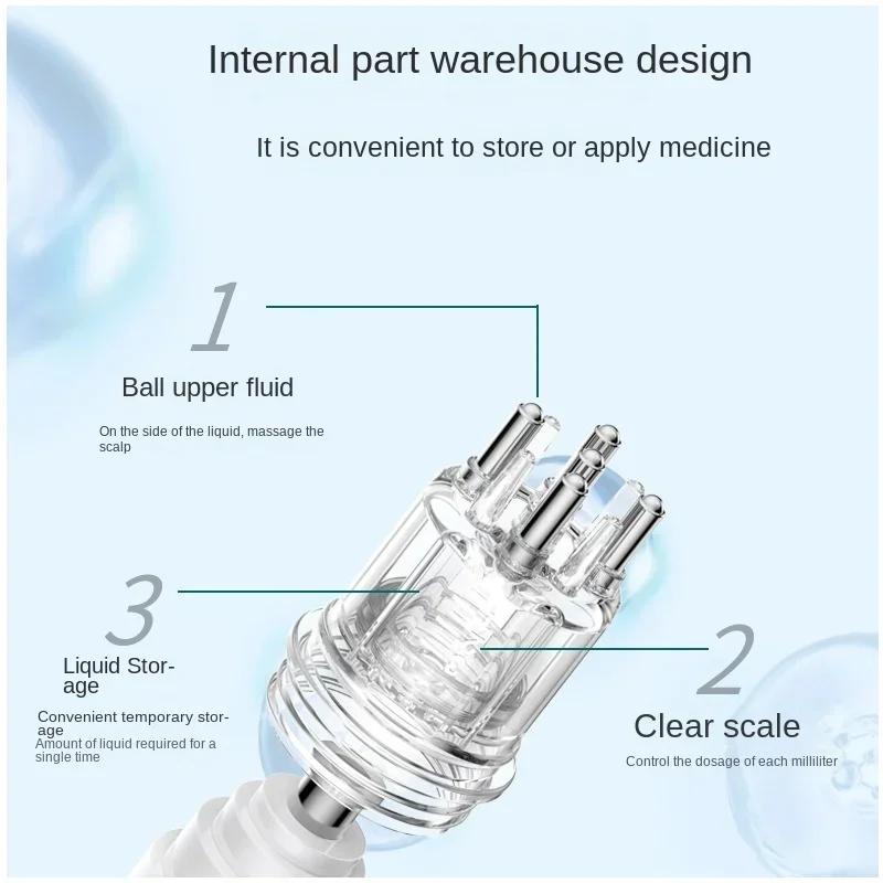 Portable Scalp Applicator Liquid Comb Mini Massage Comb Essential Oil Liquid Guiding Massager Anti Hair Loss Scalp Care Tools