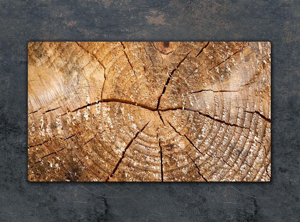 SZKLANA DESKA DO KROJENIA 52x30 DREWNO