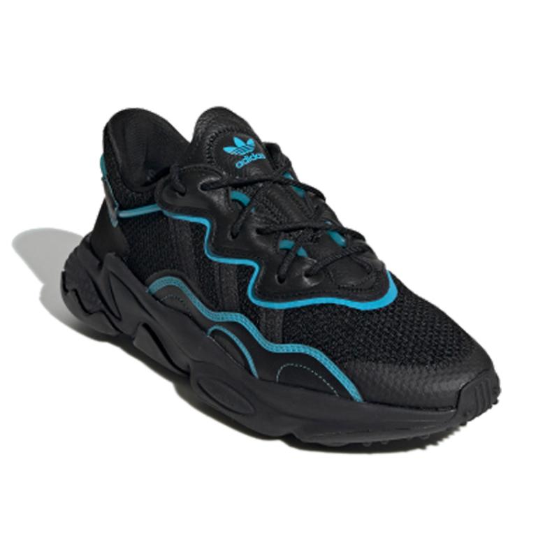Adidas Ozweego Core Black Bright Cyan Sneakers FV3593