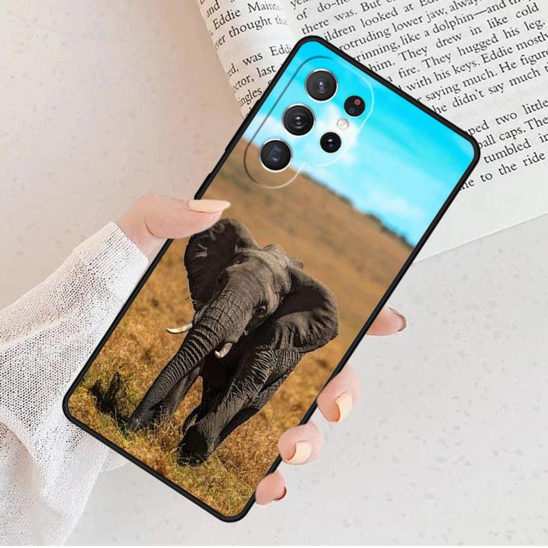 Elephant Baby Nature Phone Case For Samsung Galaxy S25 S23 S30 S8 S21 S20 FE S24 S22 Note 10 20 S8 Plus Lite Ultra