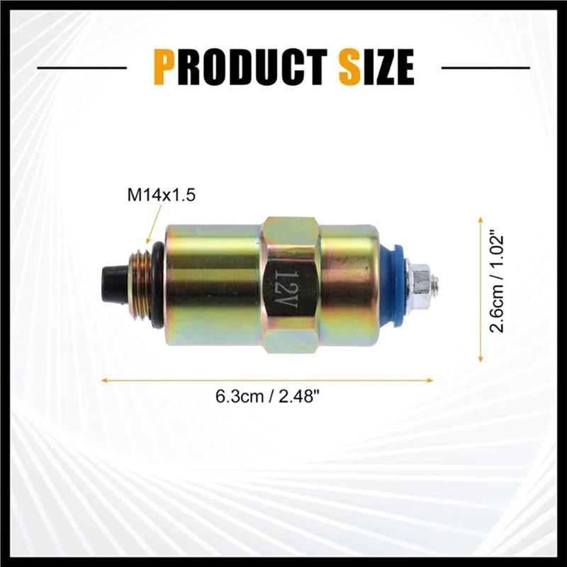A03K-Stop Cut Off Solenoid Valve 7185.900W 9108-073A SRB851 SRB854 0-129-06 7167-620B 9009-049 For Ford Citroen Lemon