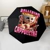 Ballerina Cappuccina (5) Umbrella Sturdy Frame Suitable for Outdoor Activities Beach Travel Ideal Gift for All Seasons