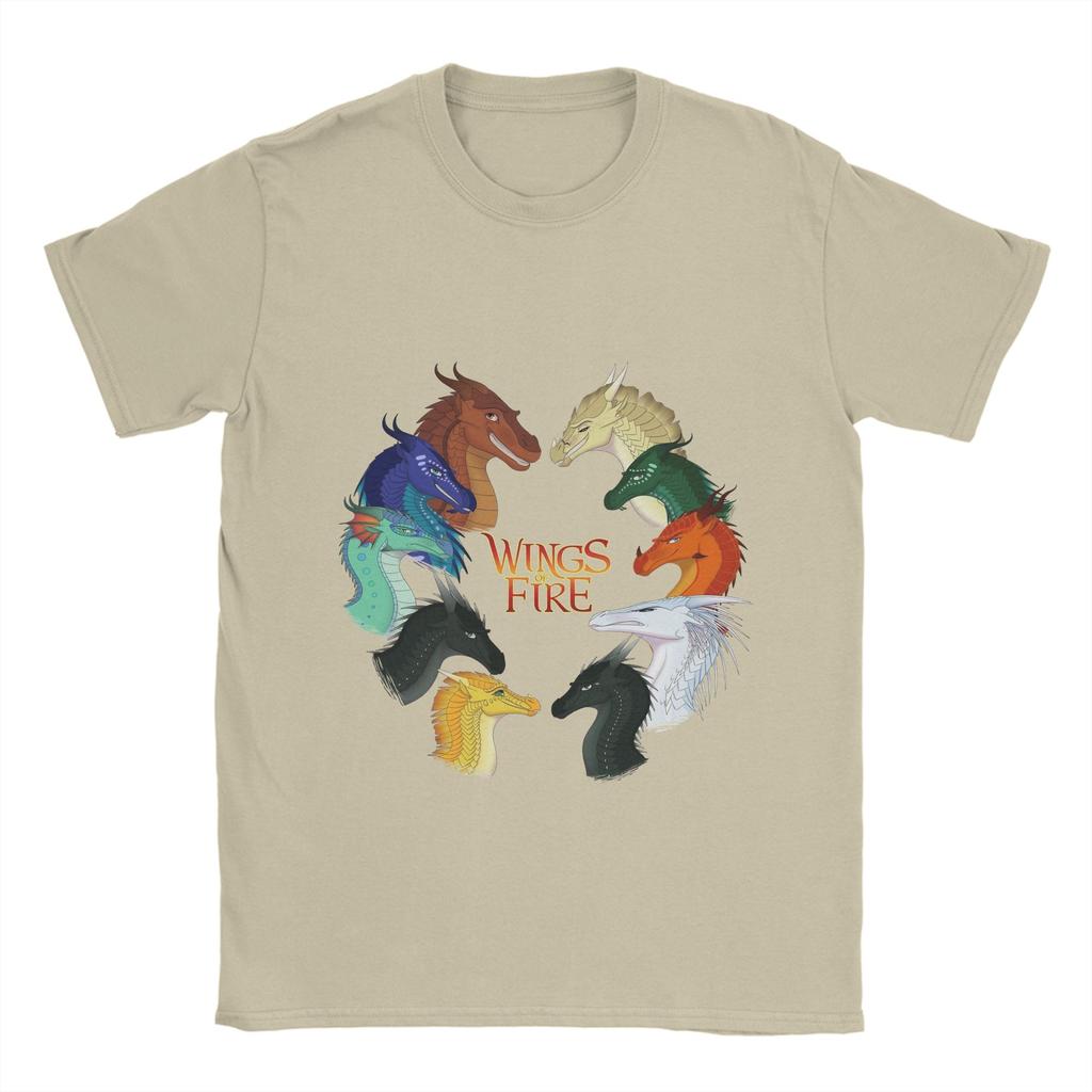 Wings of Fire T-Shirt for Men  Novelty Pure Cotton Tees Crewneck Short Sleeve T Shirt Summer Tops