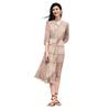 Elegant Ethnic Chiffon Multi-layer Dress