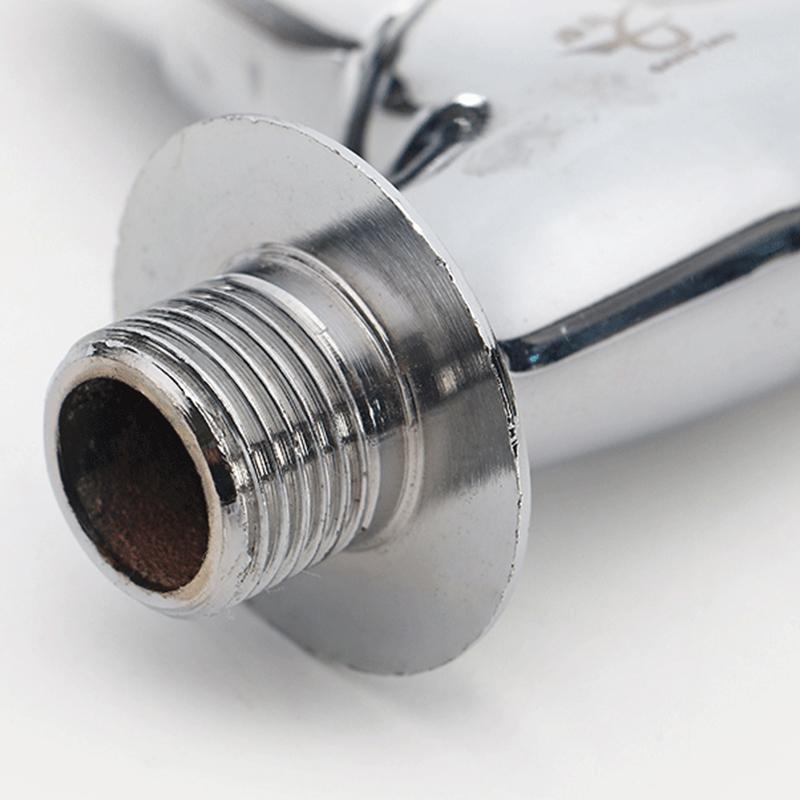 Kitchen Faucet Wall Mounted Single Handle Sink Tap Rotation Cold Water Mop Pool Tap Basin Faucet Brass