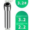 2.8mm-4.6mm Chinatrust Ceramic Ring Stainless Steel Tip Repair Kit  Fishing Rod Repair