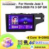 Android Car Multimedia Player For Honda Jazz 3 2015-2020 Fit 3 GP GK GPS Navigation CarPlay 4G Head Unit Stereo Video Player