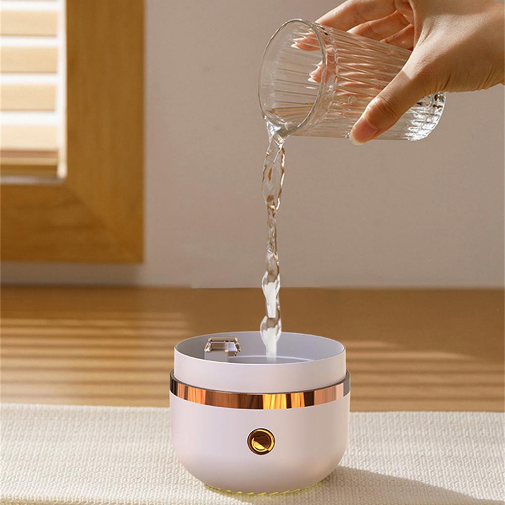 Mehrfarbiger LED-Salzstein Aroma-Diffusor Luftbefeuchter ätherischer Öldiffusor für Zuhause, Auto und Büro