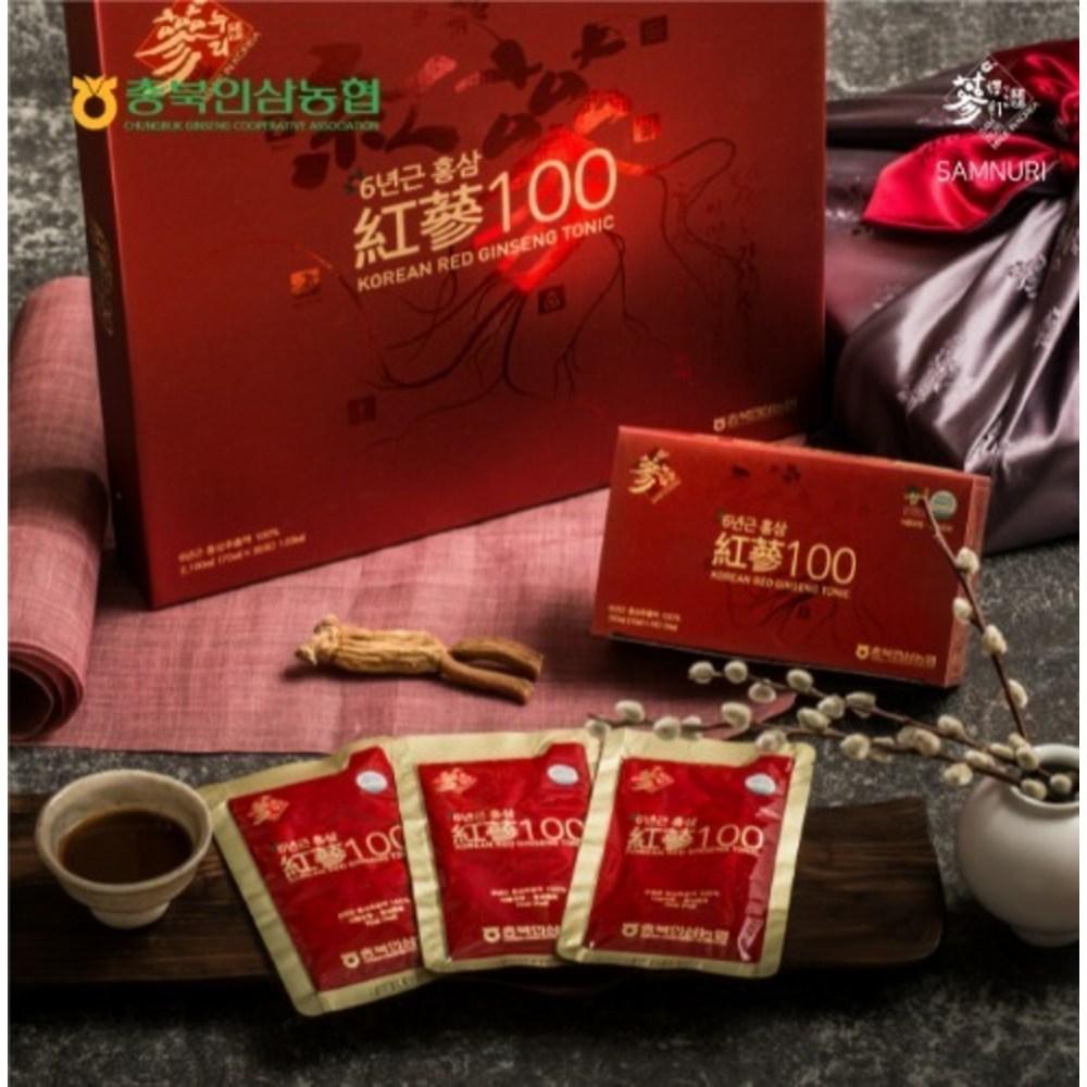 Chungbuk Ginseng Agricultural Cooperative Samnuri 6-Year-Old Red Ginseng Extract Red Ginseng 100 70ml x 30 packets 1 pc