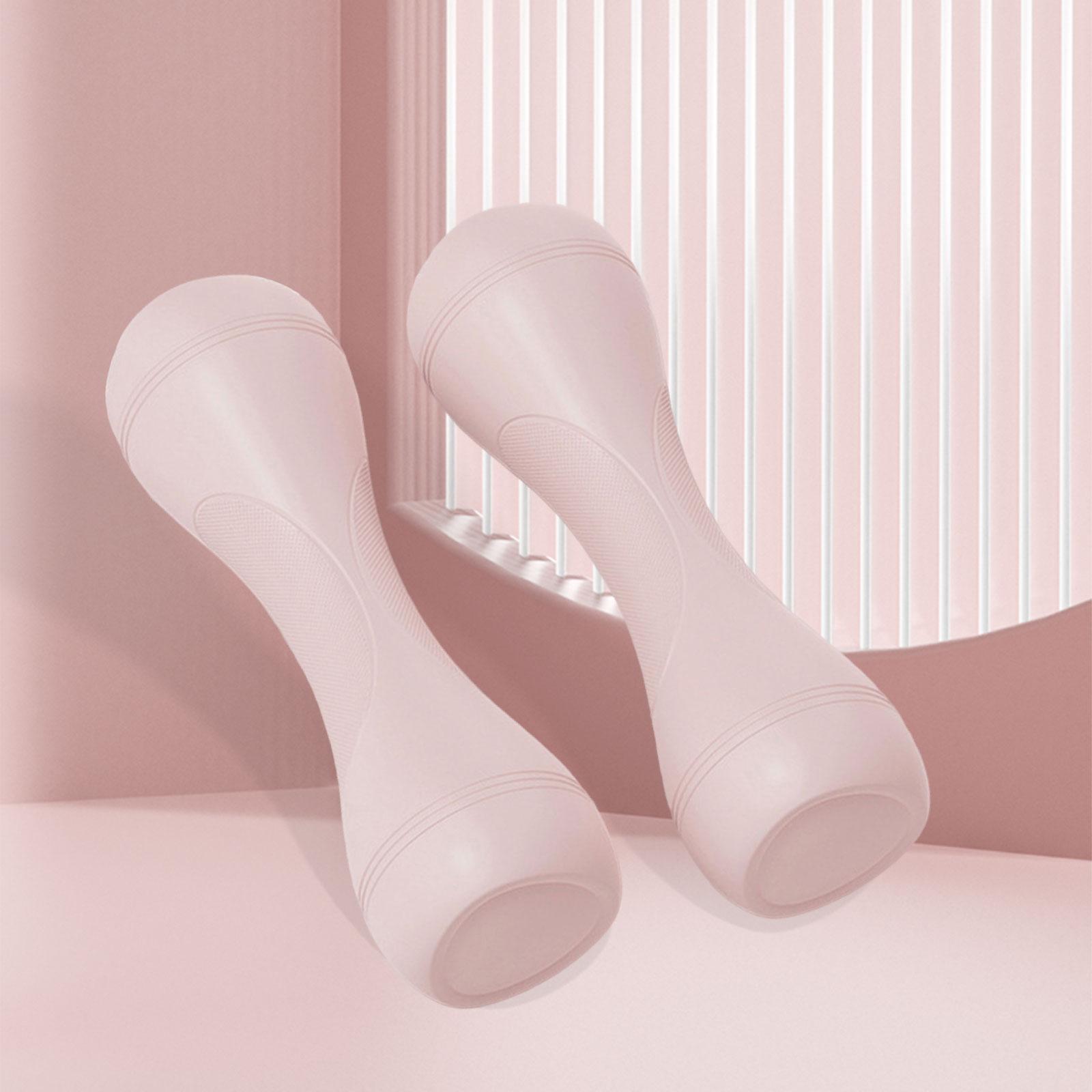 

Pair of Adjustable Dumbbells for Home Use, 2.2lb to 4.4lb Hand Weights for Women рожевий