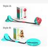 Dogs Food Toys Silicon Suction Cup Tug Interactive Dog Ball Toy For Pet Chew Bite Tooth Cleaning Toothbrush Feeding Pet Supplies