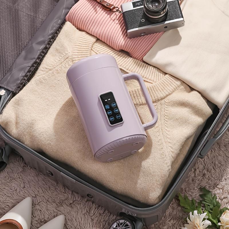 Versatile Electric Health Pot Compact Multi-Function For Cooking Rice Tea Soup & More 500W Power Ceramic Liner 12-Hour Timer Quiet Operation