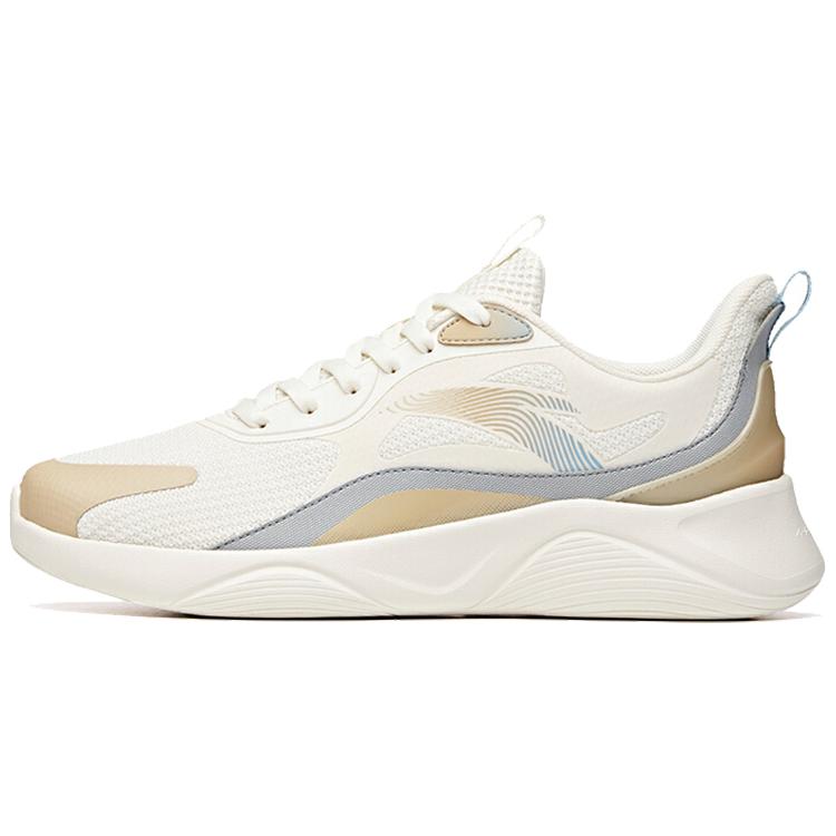 

New Anta Lingyun Cushioned Slip-Resistant Abrasion-Resistant Low-Top Running Shoes Men s Malt Brown White 912035562-2 40.5