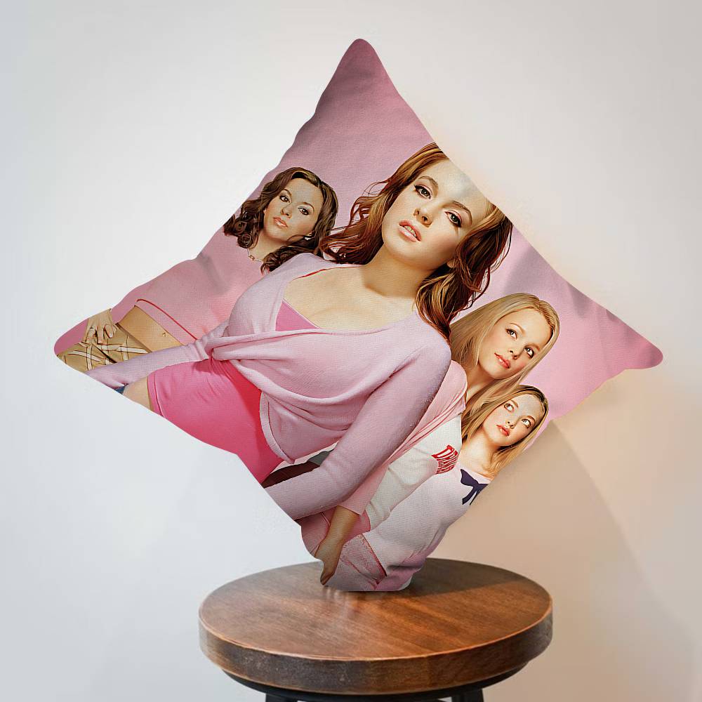 Campus Youth Mean Girls Movie Personalized Pillow Dust Cover Bedroom Kids Party Decoration Pillowcase Birthday Children Gift