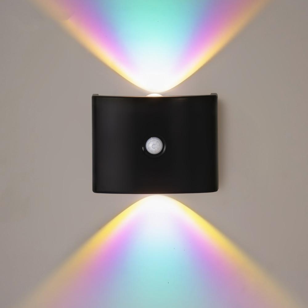 Magnetic Installation LED Induction Wall Lamp PIR Sensor Wall Sconce Bedroom Night Light