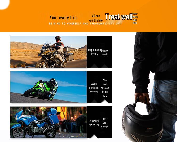 Breathable Motorcycle Seat Cover: Sun Protection & Heat Insulation Mesh Cushion for Cool Summer Comfort