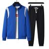 Mantel Übergroße Herren Strickjacke Sport Casual Set Zweiteilige Hose