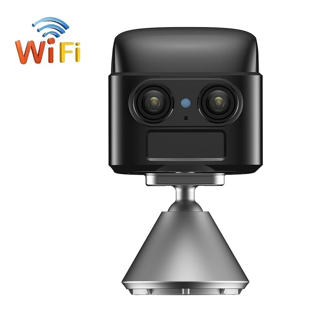 

5MP Mini 4G Security Camera SIM Card WiFi Ultra HD Surveillance Camera 4000mAh Battery Low Power Voice Intercom CCTV Camcorder No Card