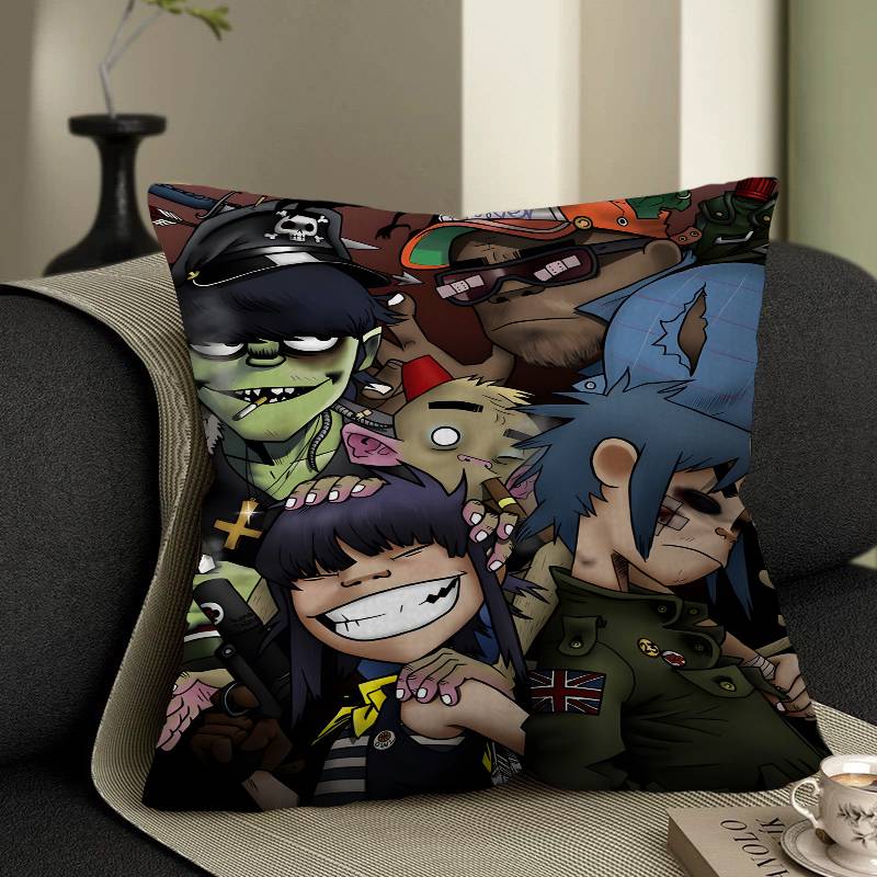 Nordic Pop Gorillaz Cushion Cover Decorative Pillow Sofa Home Decor case pillow cases