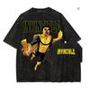 Onoverwinnelijke Anime Liefhebber Gewassen T-shirt Kleding voor het Hele Jaar Persoonlijkheidskleding Grote Mat Unisex Nieuw Model Koppels Hoge Kwaliteit 2240