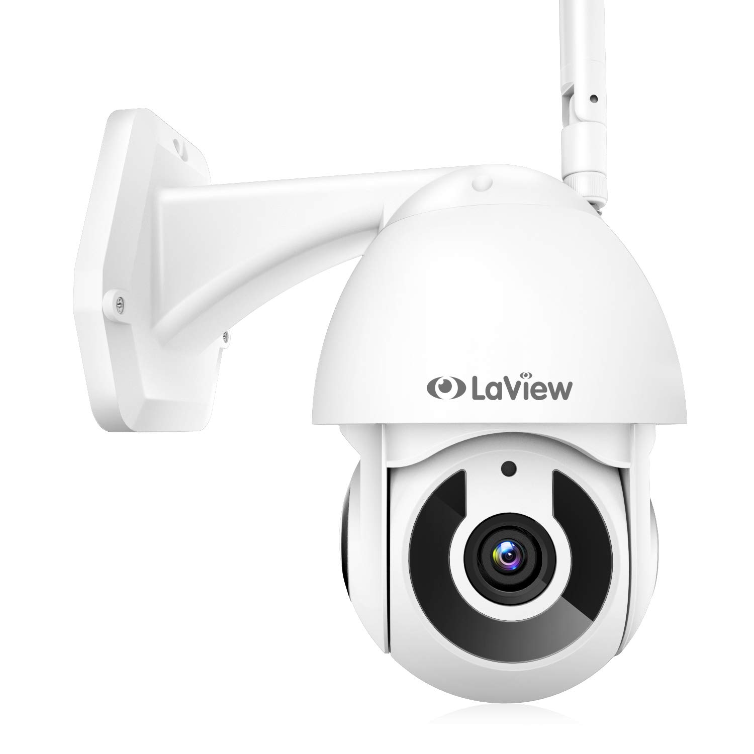

LaView Вулична камера безпеки 1080P HD для домашнього спостереження з вертикальним, горизонтальним нічним баченням, IP65, активність руху, проста у використанні та камера Alexa, Wi-Fi, 360° та