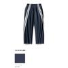 Striped Men's Casual Sports Pants Loose Straight and Versatile Elastic High-waisted Trousers